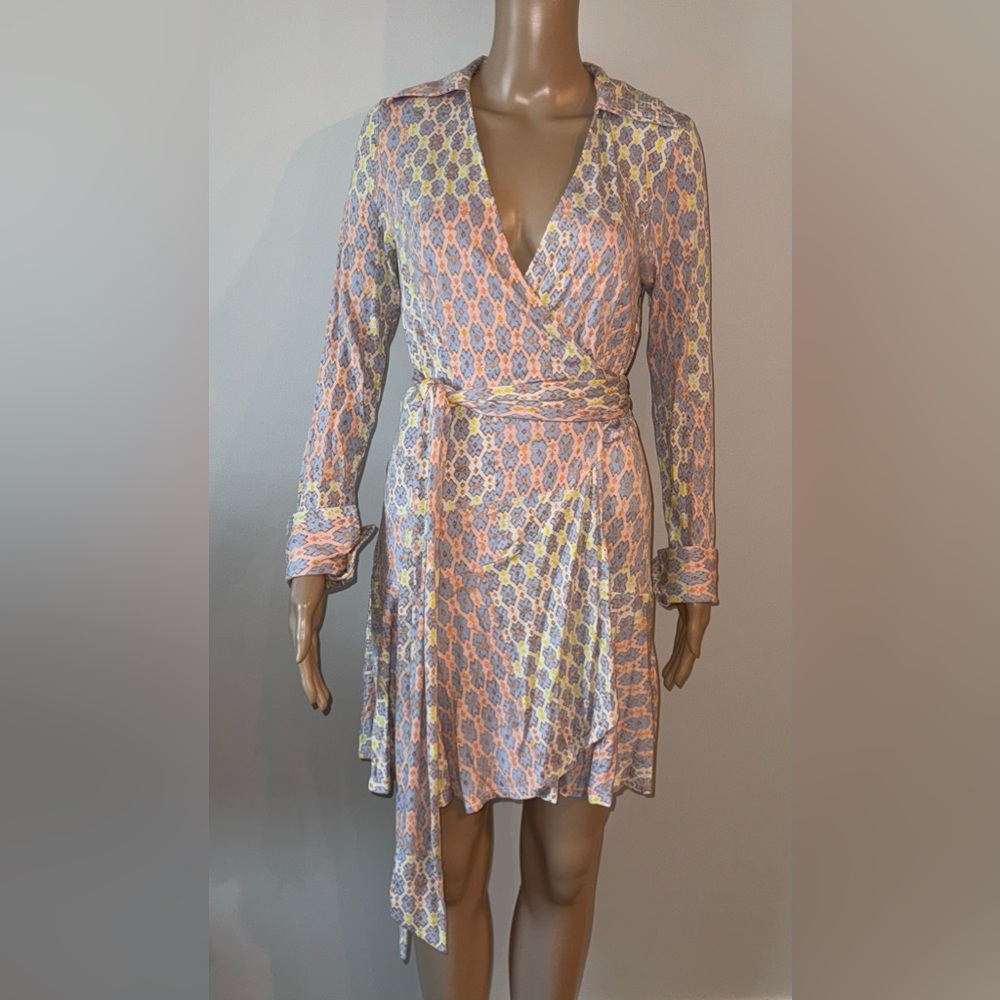 Free People Multicolor Wrap Midi Dress